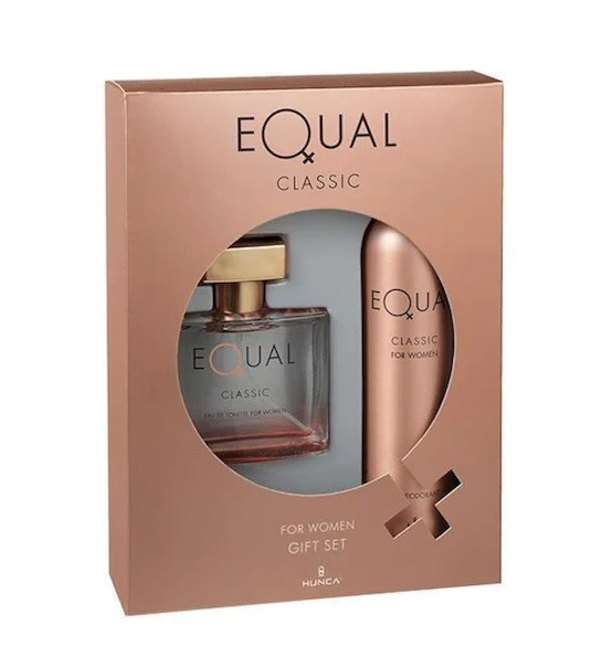 عکس ست کادوئی دئودورانت و ادوتویلت اکوال( EQUAL) زنانه مدل کلاسیک