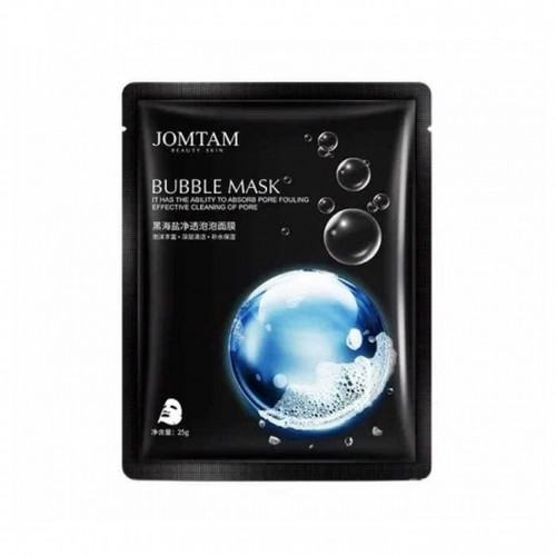 ماسک صورت ورقه ای حبابی نمک دریاJOMTAM BUBBLE MASK