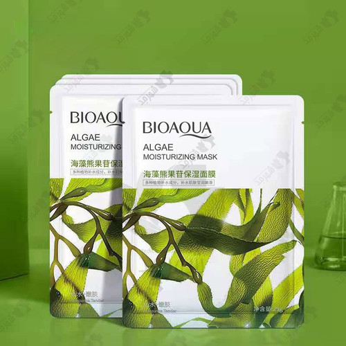 ماسک صورت ورقه ای جلبک ها BIOAQUA ALGAE MOISTURIZING MASK