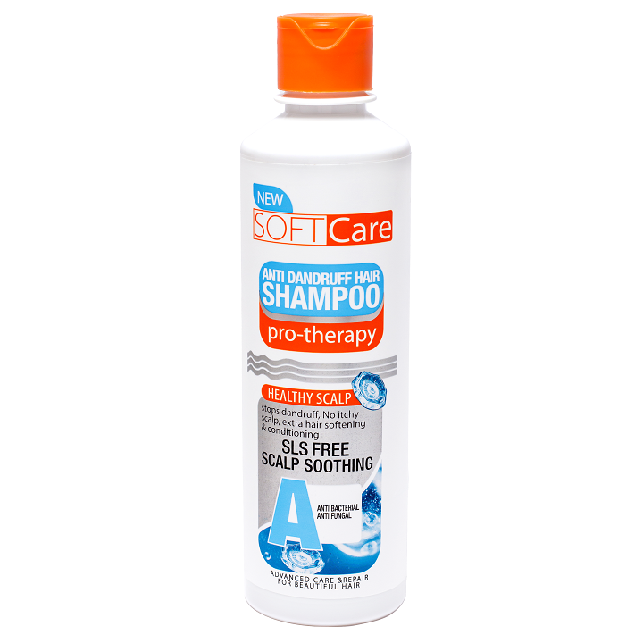 سافت کر شامپو فری سولفات 350 میل مناسب موهای دارای شوره