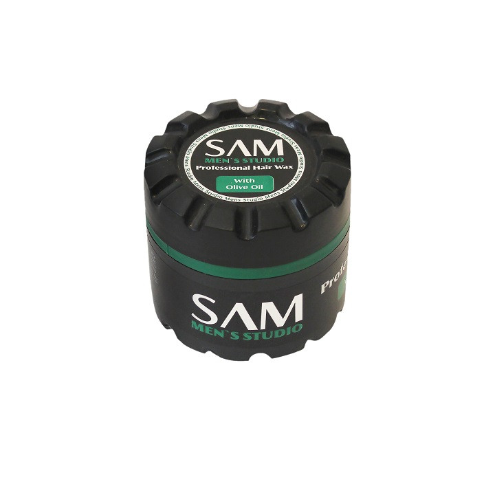 واکس موی سام سرکاسه ای 140میل شفاف سبزتیره