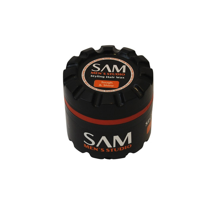 سام واکس موی سرکاسه ای 140میل براق نارنجی