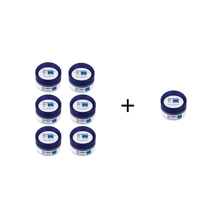 مونتن آیس ژل کاسه ای 200 میل ضد درد خنک کننده بدن بسته 6 عددی