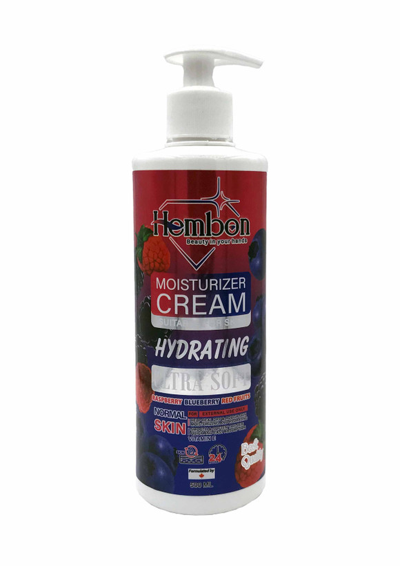 همبون کرم پمپی 500 میل حاوی بلوبری و میوه های قرمز