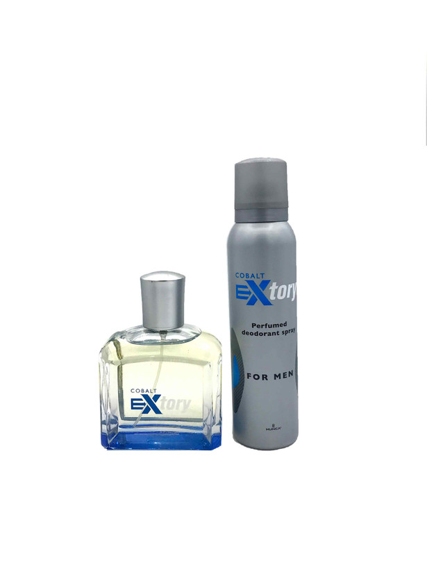 اکستوری پک کادویی کبالت مردانه دوتکه کارتنی