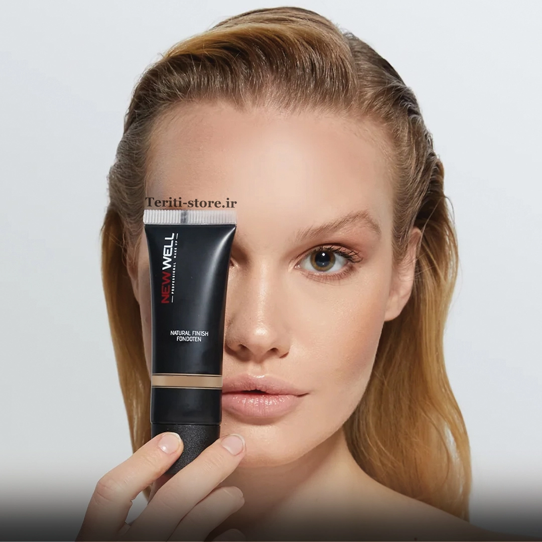 کرم پودر و مرطوب کننده طبیعی FINISH FOUNDATION شماره دو نیوول