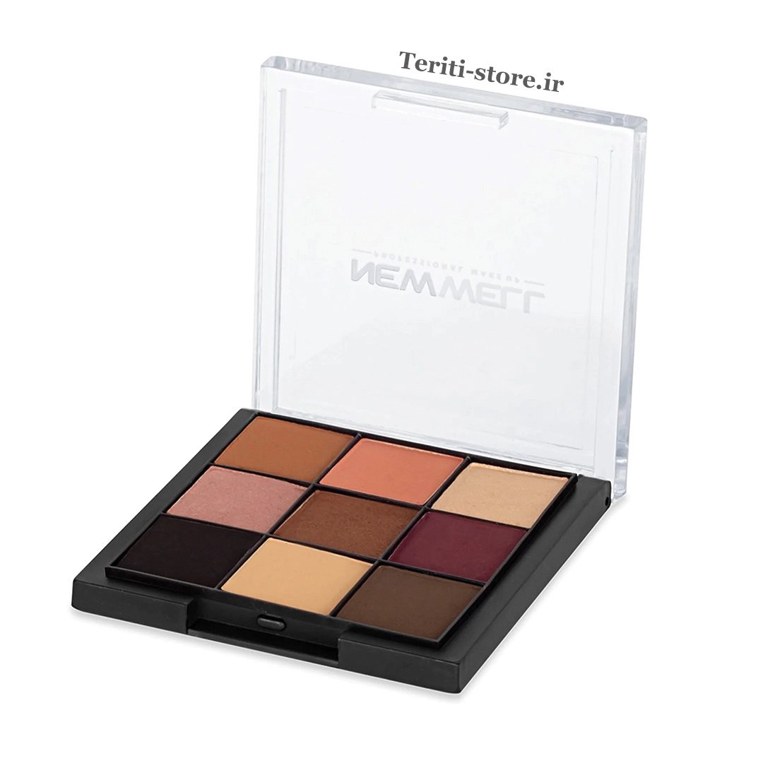 پالت سایه چشم 9رنگ Eyeshadow Palette 9 Colours شماره سه نیوول