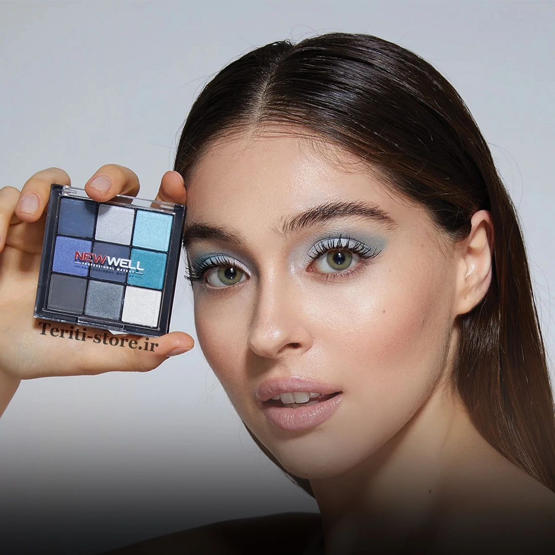 پالت سایه چشم 9رنگ Eyeshadow Palette 9 Colours شماره دو نیوول