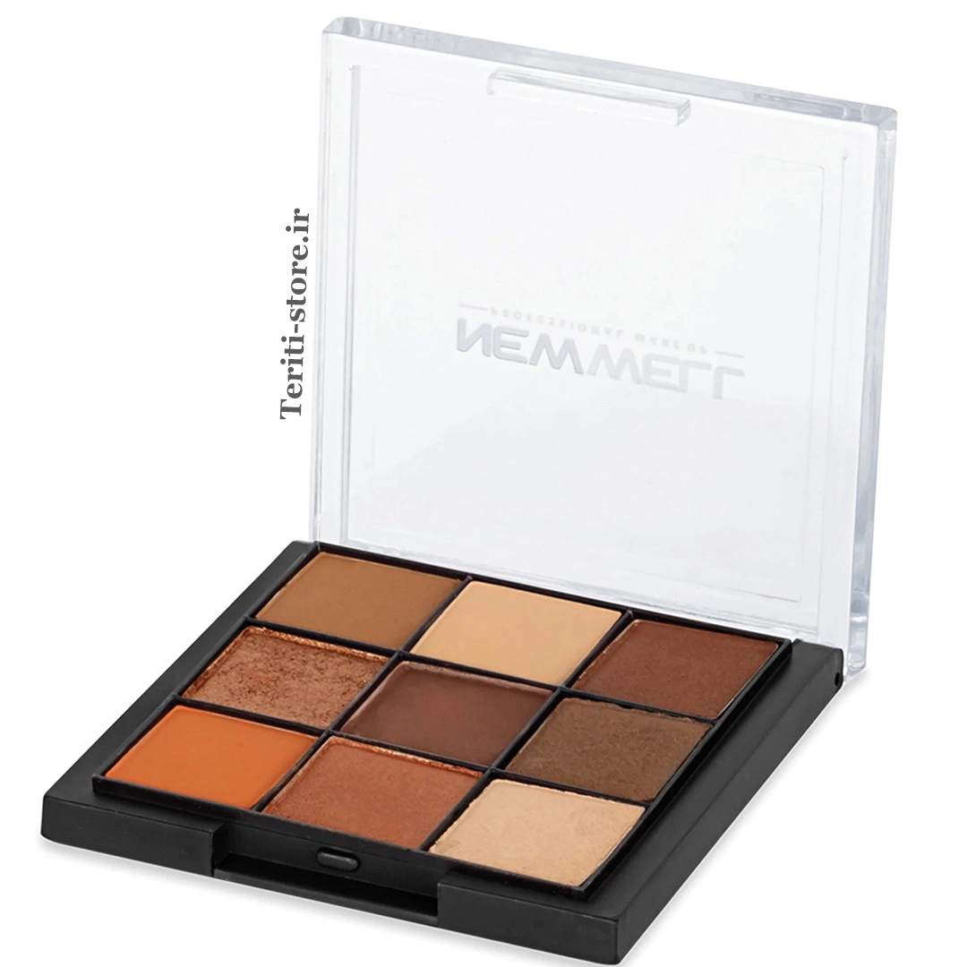 پالت سایه چشم 9رنگ Eyeshadow Palette 9 Colours شماره یک نیوول