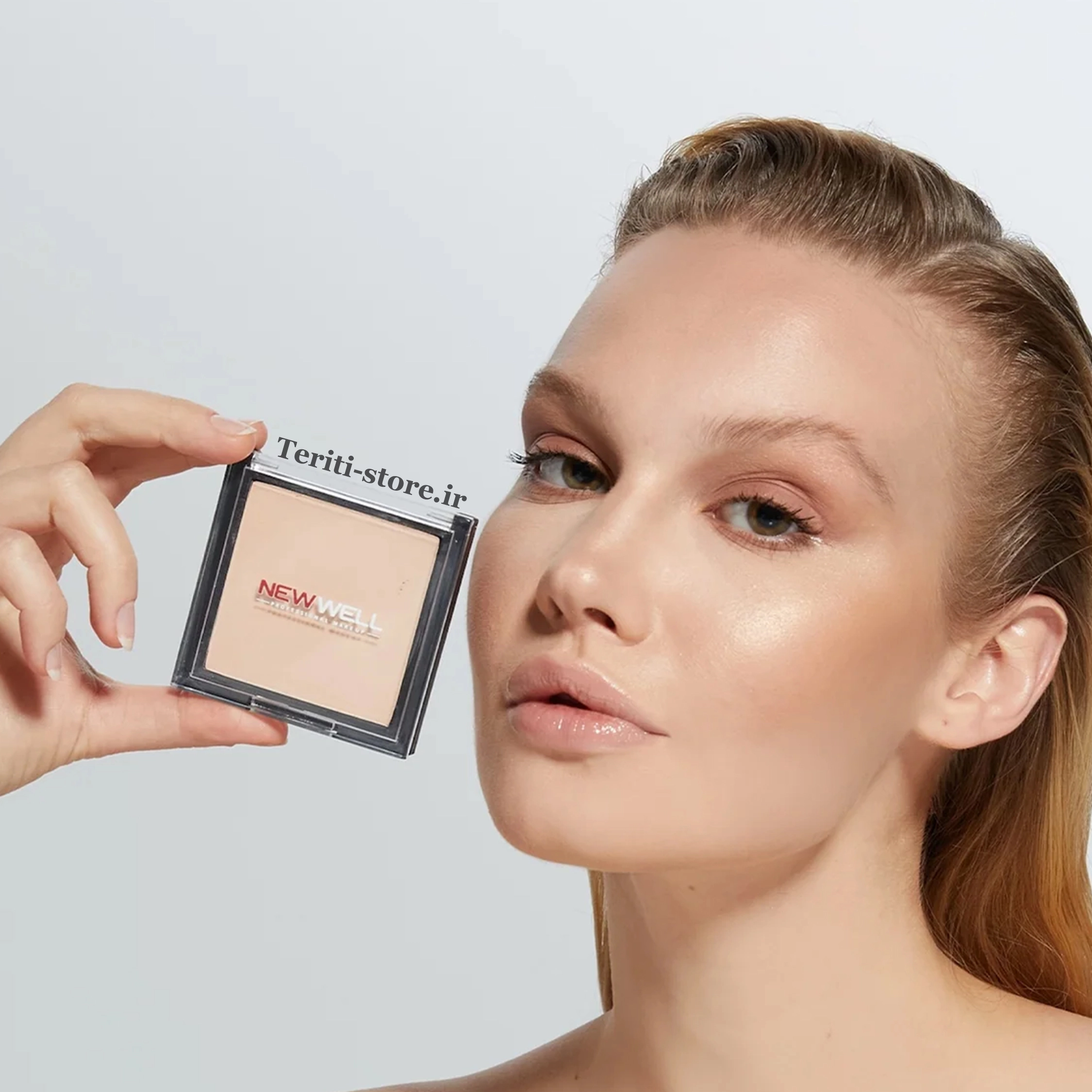 پنکک حرفه ای فشرده PORCELAIN POWDER شماره یک نیوول