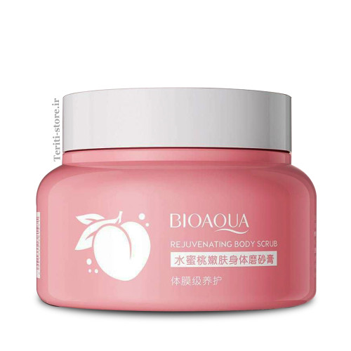 اسکراب صورت کاسه ای هلو 250 گرمی بیوآکوا - لایه بردار و نرم کننده پوست