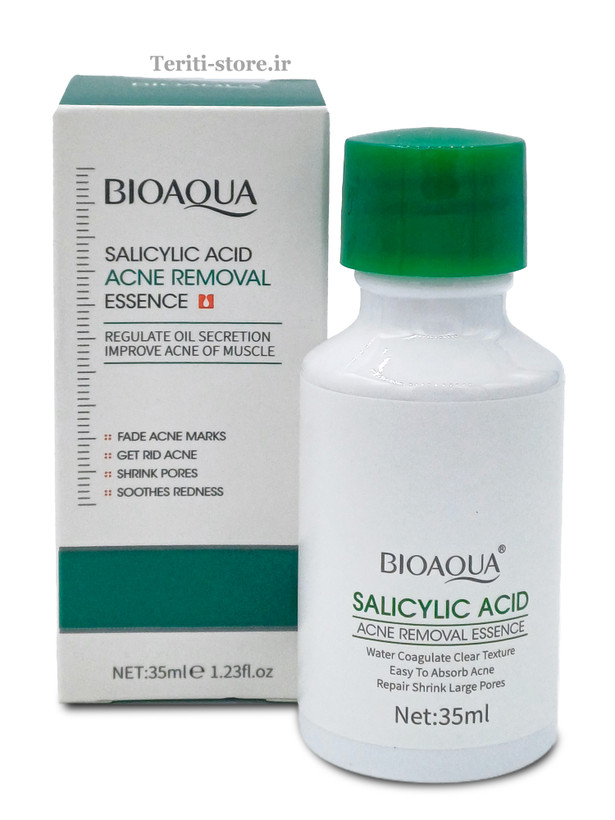 سرم ضدجوش و بستن منافذ سالیسیلیک اسید 35میل بیوآکوا - درمان سریع جوش و کنترل چربی پوست
