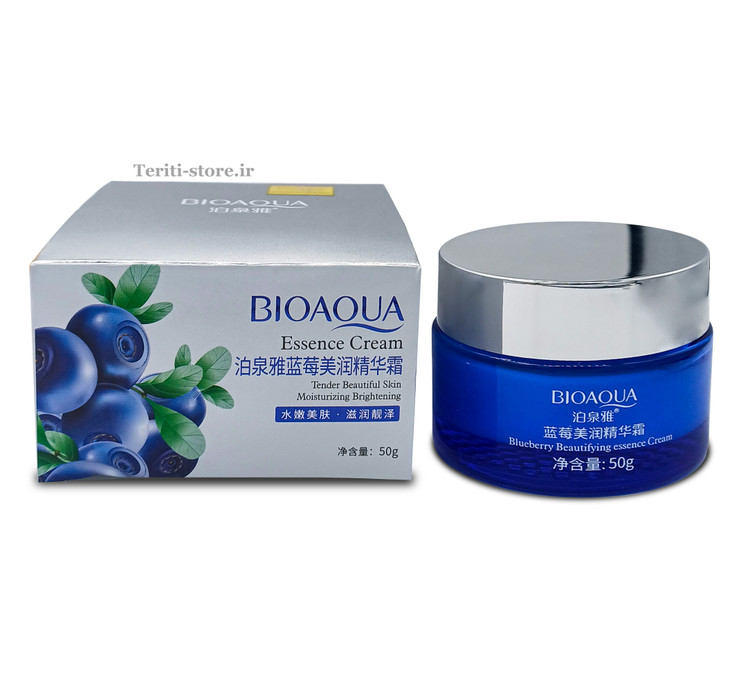 کرم آبرسان بلوبری 50گرمی بیوآکوا - تغذیه و رطوبت رسانی عمیق پوست