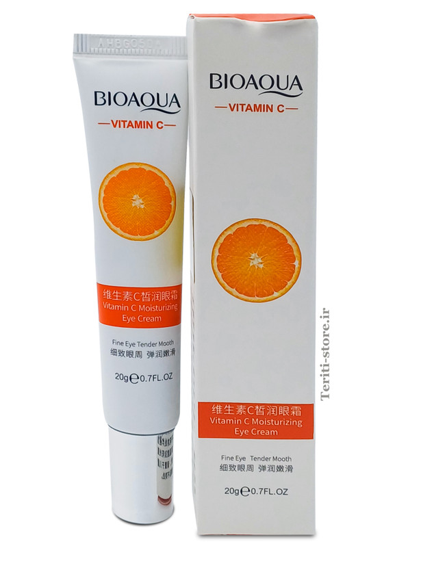 کرم دورچشم ویتامین C بیوآکوا 20 میل - روشن کننده،ضدچروک و کاهش تیرگی