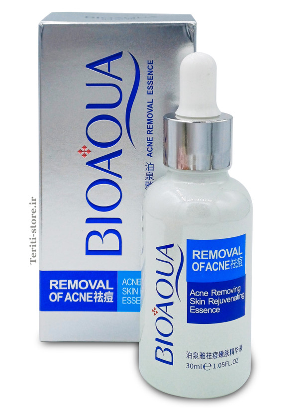 سرم درمانی ضد جوش و ترمیم جای جوش 30میل بیوآکوا مناسب کاهش آکنه و لک