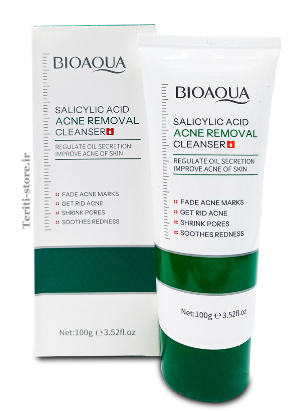 لوسیون شستشو صورت 100گرمی سالیسیلیک اسید بیوآکوا - پاکسازی عمقی و کنترل چربی پوست