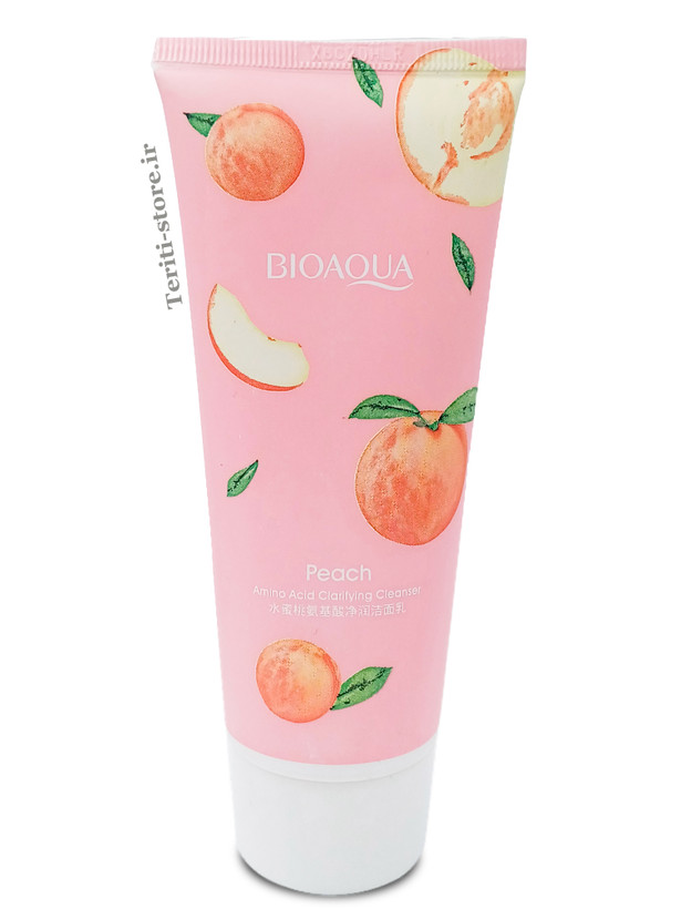 لوسیون شستشو صورت هلو بیوآکوا - پاکسازی،نرم کننده و شاداب کننده پوست 100 گرمی