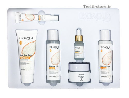 پک روتین مراقبت پوستی 6 عددی عصاره برنج بیوآکوا